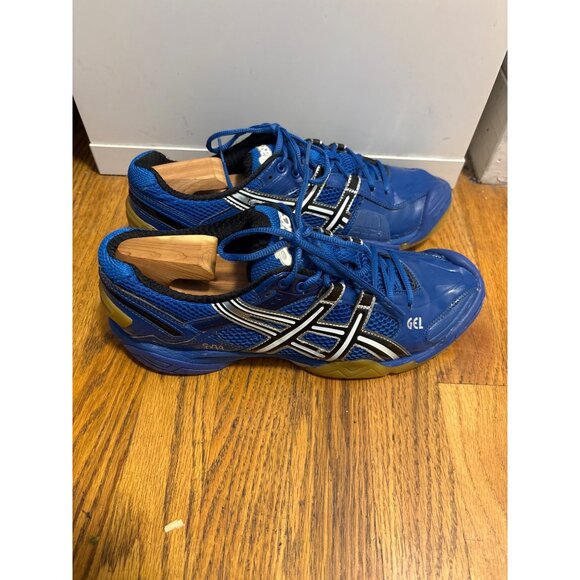 Asics Gel Domain Mens Athletic Shoes Blue & Yellow Size 9.5 - Picture 5 of 8